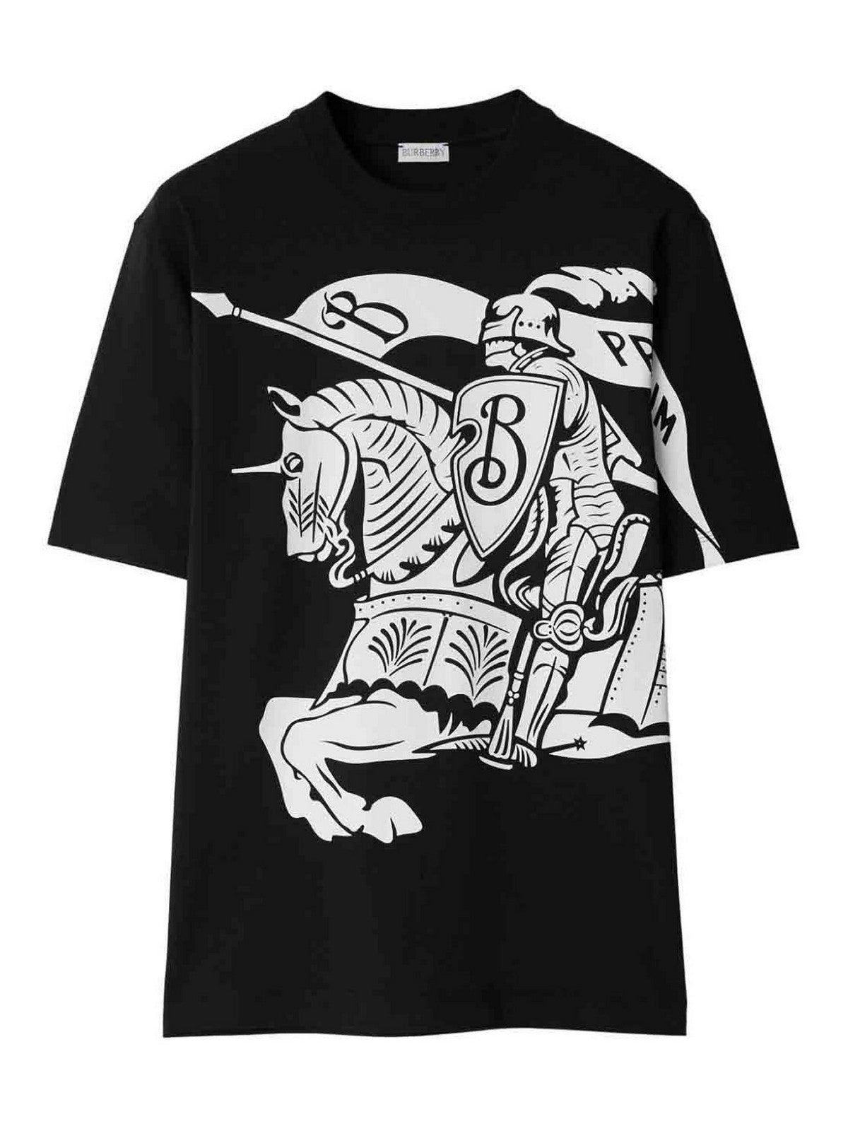 T-shirt en coton à imprimé EKD (Equestrian Knight Design) de Burberry