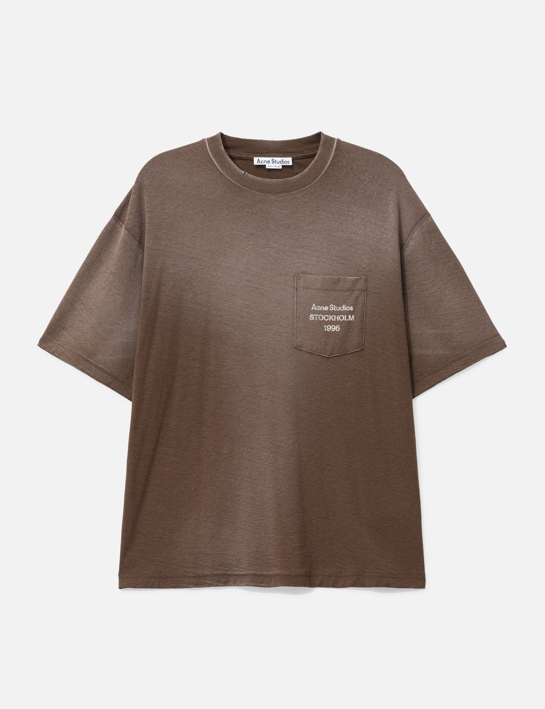 T-shirt à poche imprimé « Stamp logo » d'Acne Studios