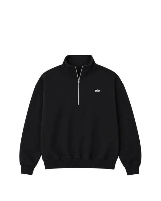 sweat à col zippé Accolade Black
