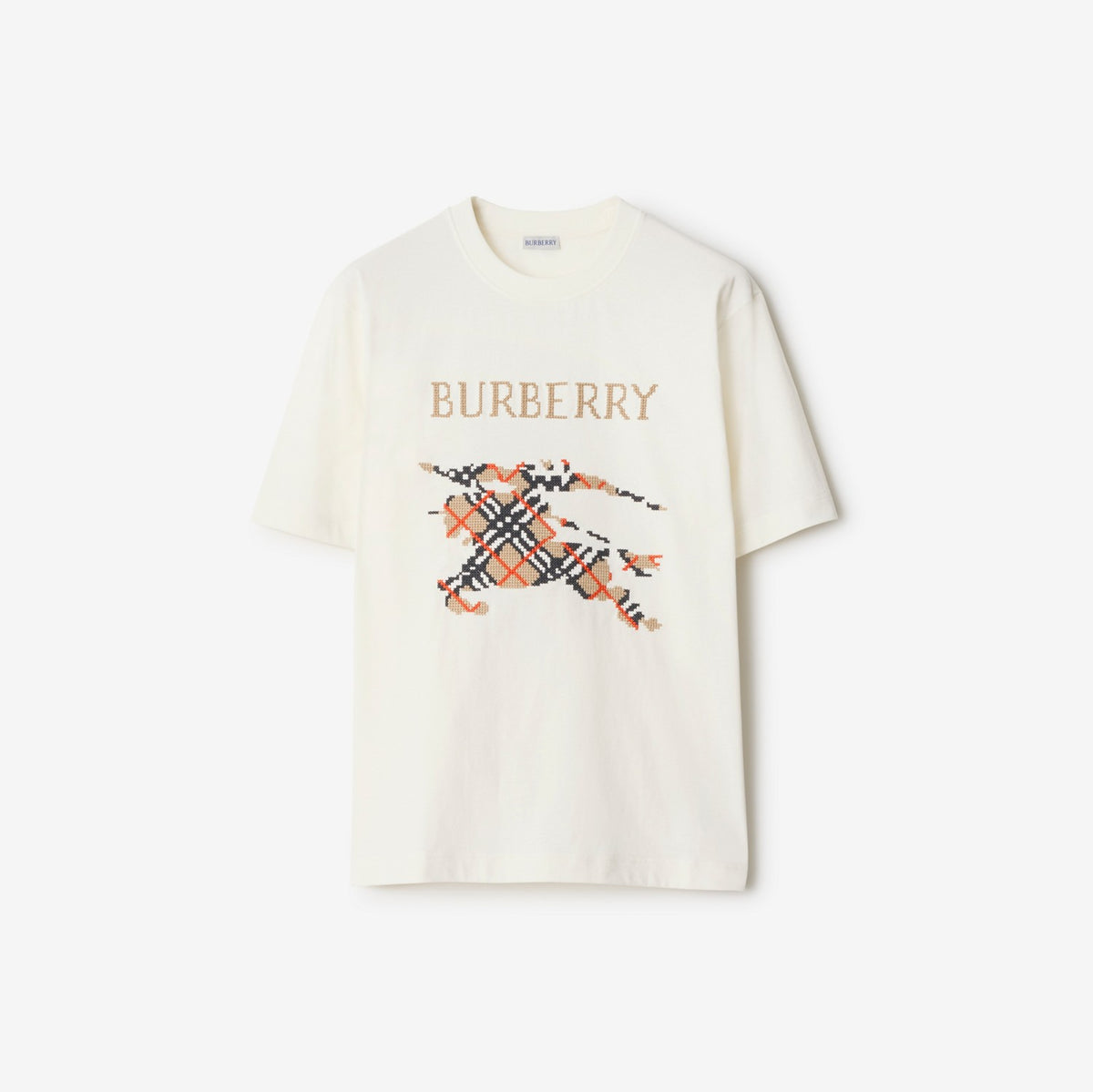 t-shirt en coton à broderie croisée « Knight » de Burberry