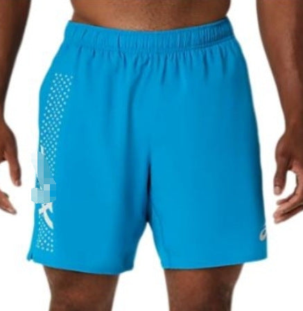 High version spring and summer new European and American cross-border sports leisure fashion quick-drying breathable lace-up running shorts men's
