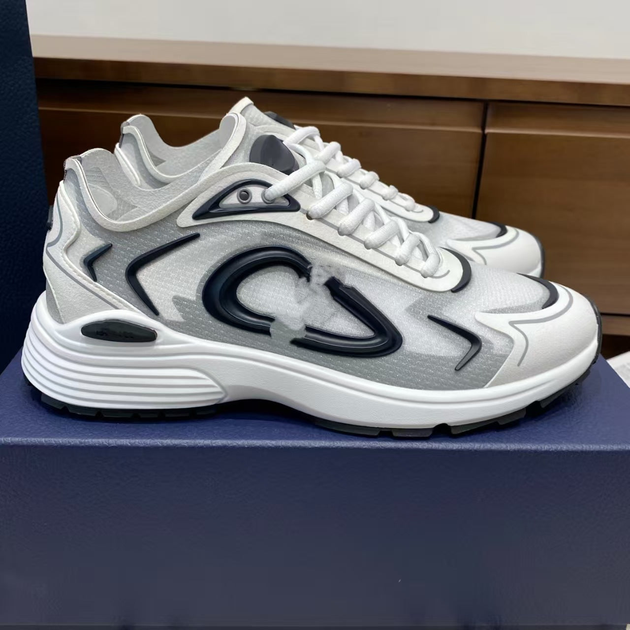 Dad shoes for women, C thick-soled height-increasing D, breathable color-block casual sneakers, versatile trendy shoes, wholesale low-top casual sneakers