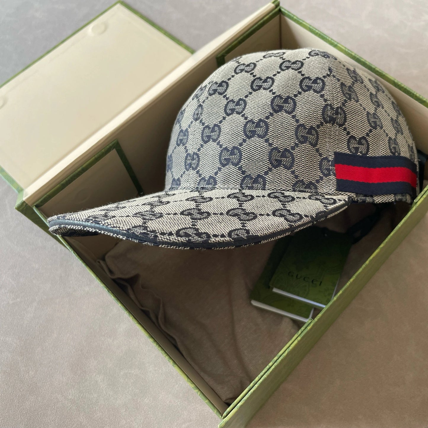 G family double G series GG pattern pattern print exquisite and beautiful cotton baseball cap