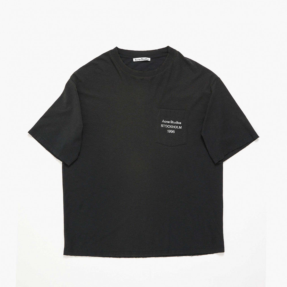 T-shirt à poche imprimé « Stamp logo » d'Acne Studios