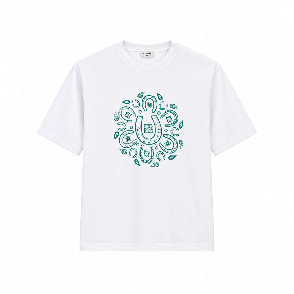 T-shirt « Maxi Cartouche » d'Hermès