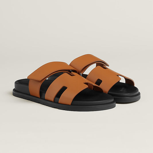 sandales Chypre d'Hermès cuir de veau lisse
