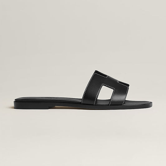 Sandales Oran d'Hermès Noir