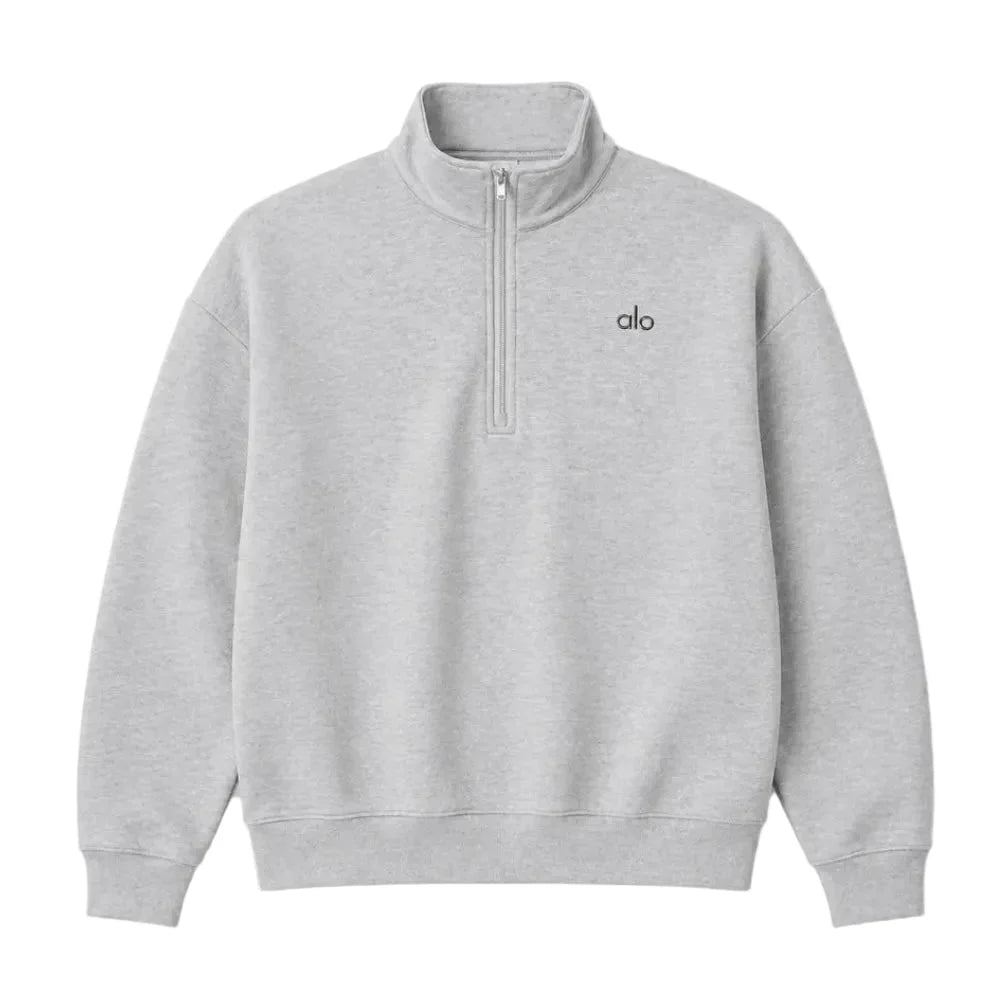 sweat à col zippé Accolade Grey