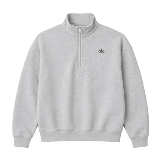 sweat à col zippé Accolade Grey