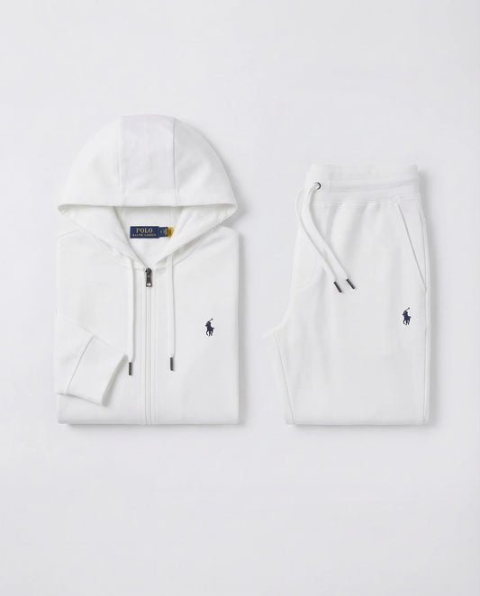 survêtement en maille double Polo Ralph Lauren White