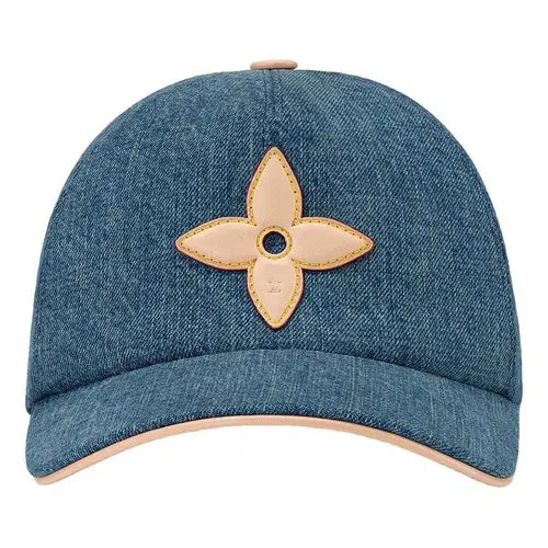 Denim Cap / Monogram Denim Baseball Cap (denim bleu)