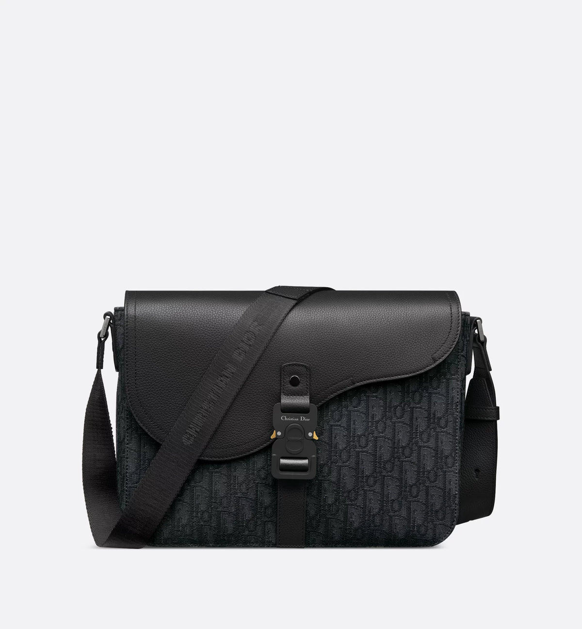 Dior Saddle Messenger Bag with Flap (noir)i