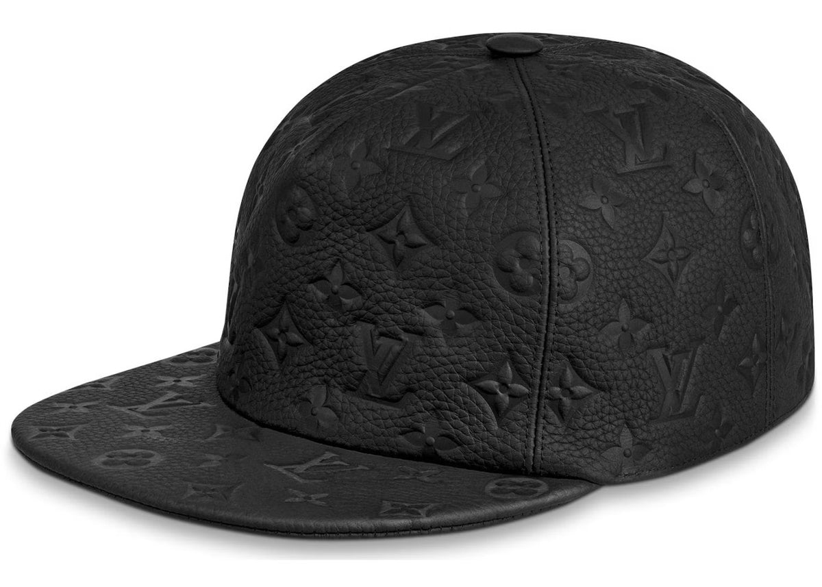 Monogram Shadow Cap (cuir noir(