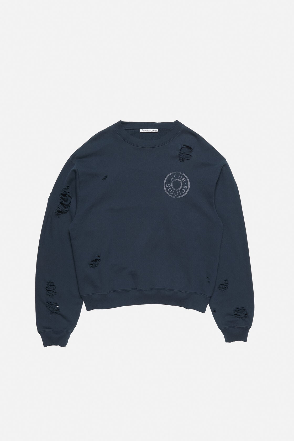 Pull siglé en molleton Acne Studios