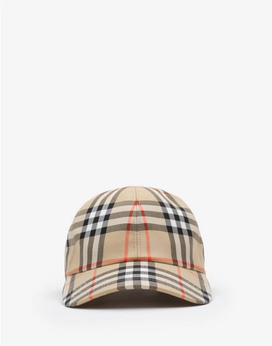 Casquette Burberry en coton à carreaux Vintage Check