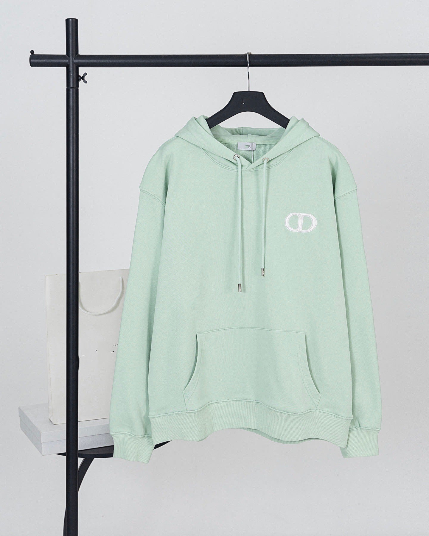 High version DO home autumn new cotton terry badge embroidered hooded sweatshirt casual loose fit hoody for men and women