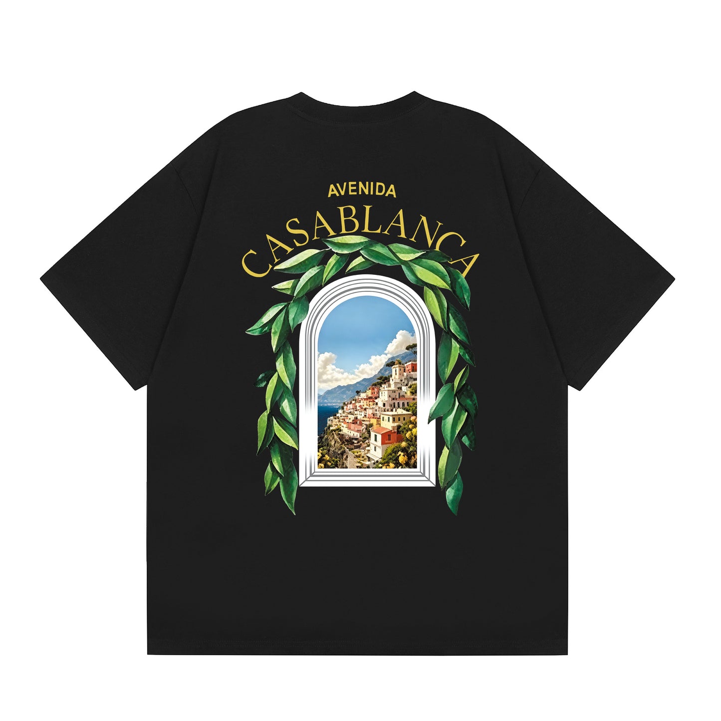 Casa American fashion brand online auction short sleeve men's couple ins summer super hot T-shirt women's top short sleeve loose European version
