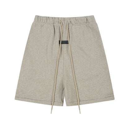 European and American trendy brand 25SS silicone letter logo casual shorts summer loose cropped pants for men and women