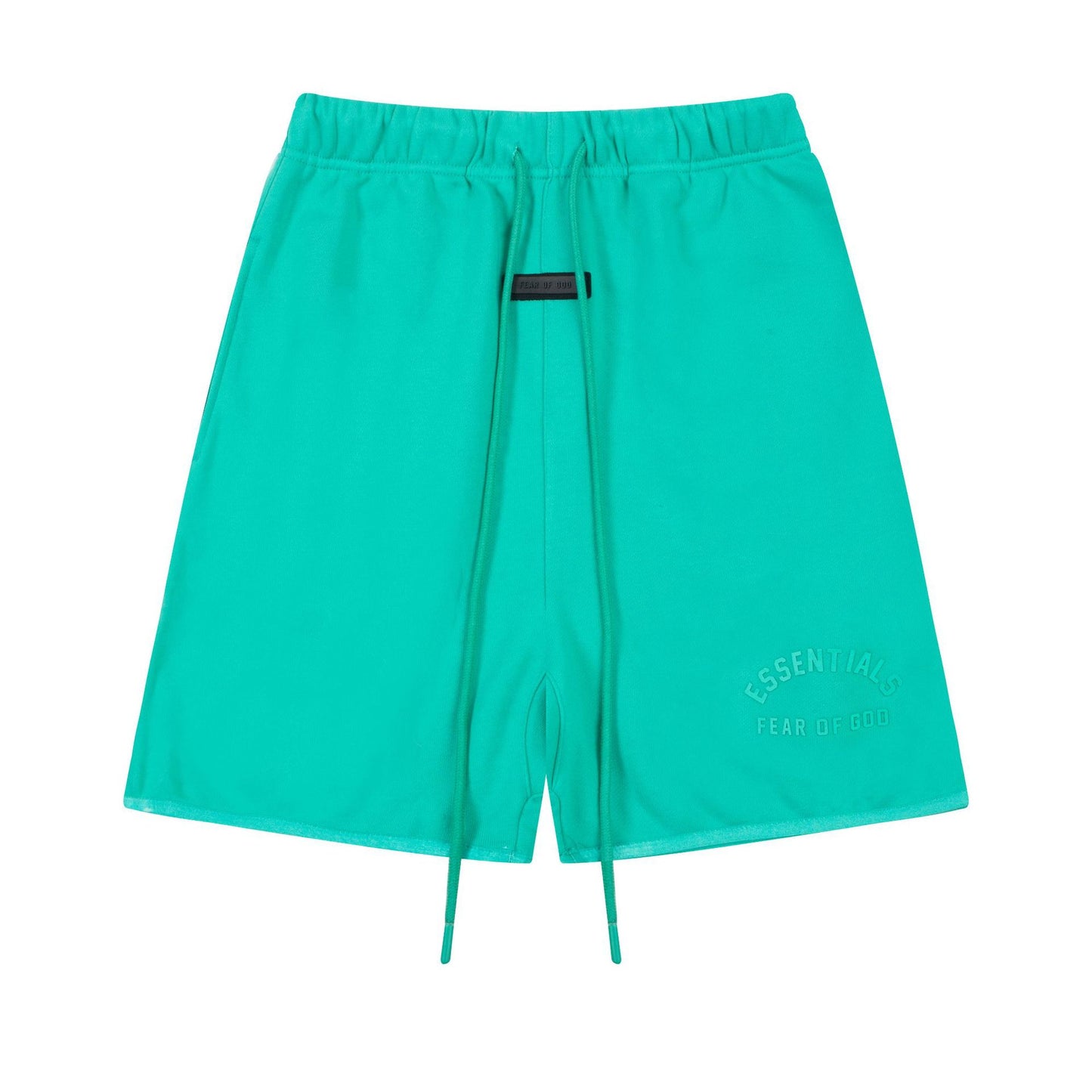 European and American trendy brand 25SS silicone letter logo casual shorts summer loose cropped pants for men and women