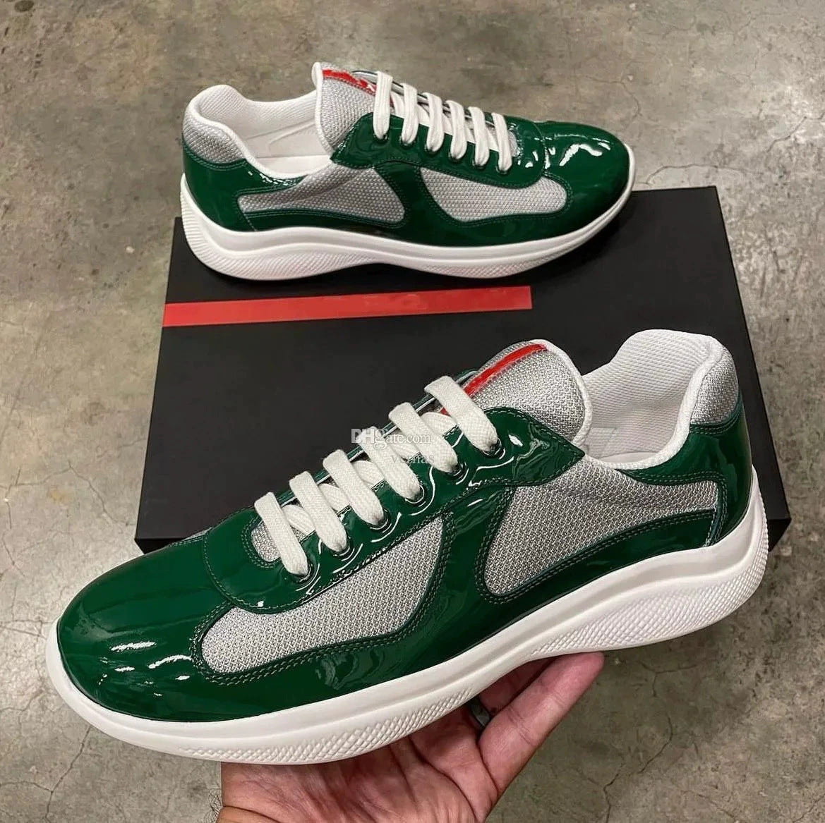 Spot new color-blocked mesh heightened athleisure men's and women's shoes leather big brand classic versatile breathable trend men (Copie)