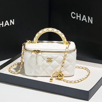 Small fragrance box bag women's handbag 2026 new fashion diamond check chain bag big brand shoulder crossbody bag