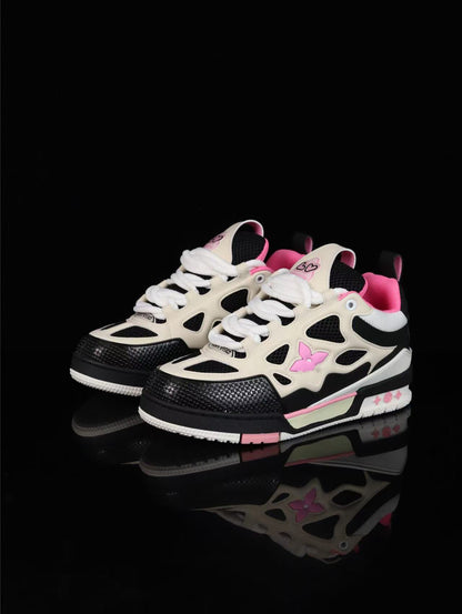 Cross-border foreign trade European station small chubby ding bun shoes to increase height daddy shoes platform shoes for men and women with the same style of couple shoes (Copie 13)