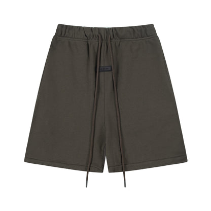 European and American trendy brand 25SS silicone letter logo casual shorts summer loose cropped pants for men and women