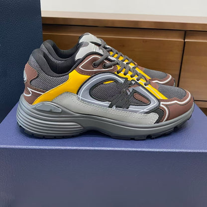 Dad shoes for women, C thick-soled height-increasing D, breathable color-block casual sneakers, versatile trendy shoes, wholesale low-top casual sneakers