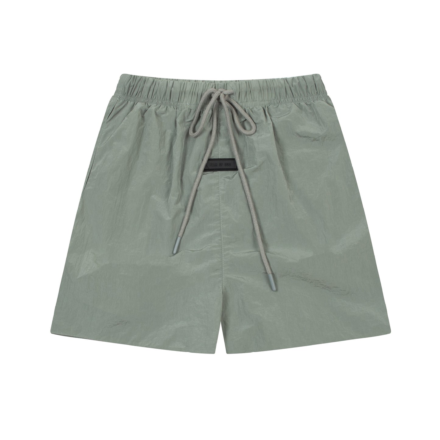 European and American trendy brand 25SS silicone letter logo casual shorts summer loose cropped pants for men and women