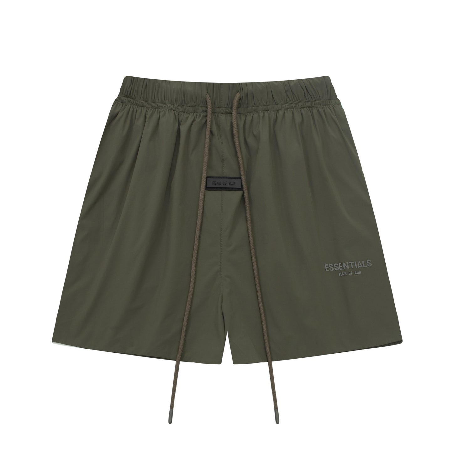 European and American trendy brand 25SS silicone letter logo casual shorts summer loose cropped pants for men and women