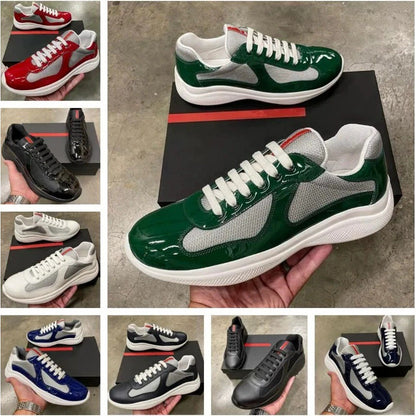 Spot new color-blocked mesh heightened athleisure men's and women's shoes leather big brand classic versatile breathable trend men (Copie)