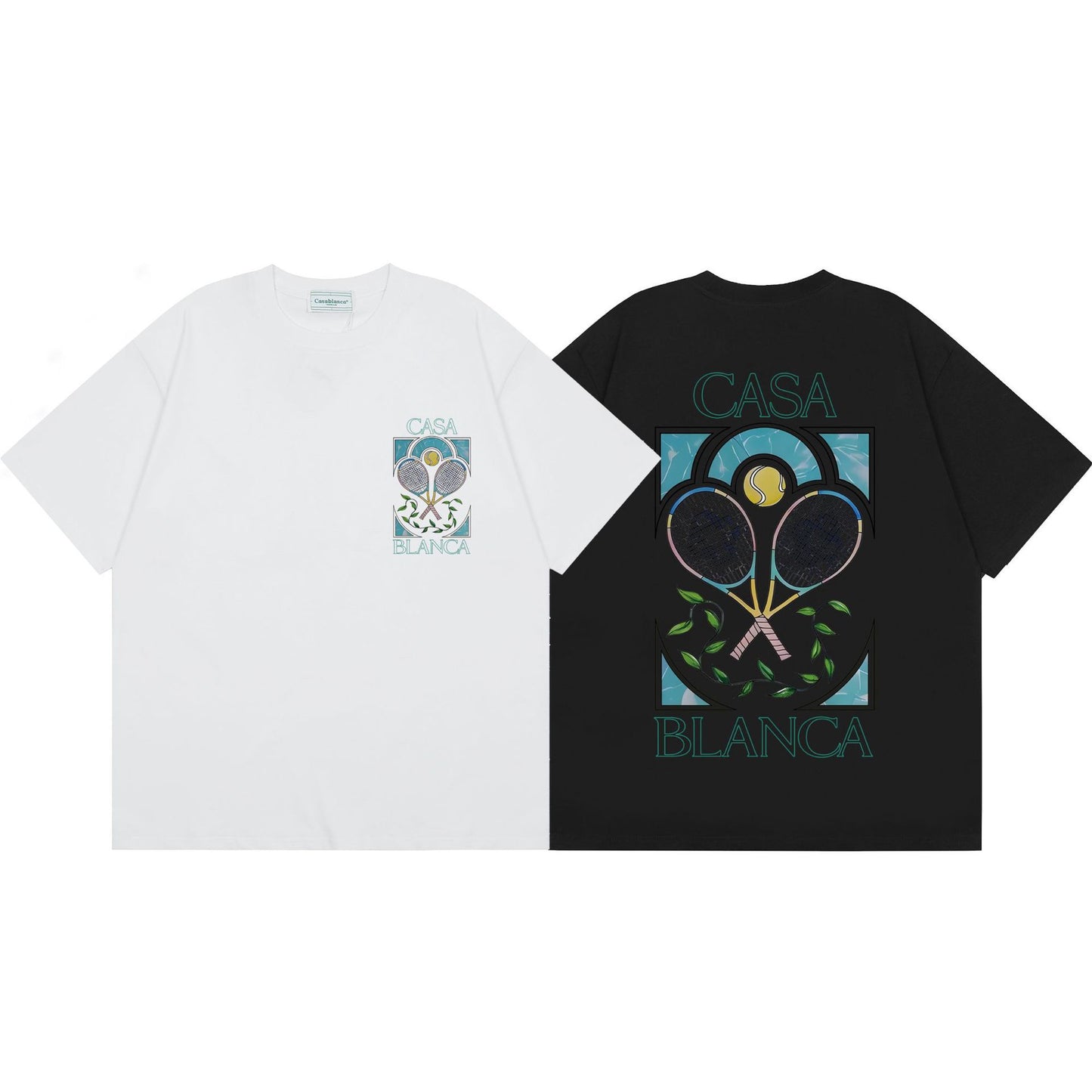 Casa American fashion brand online auction short sleeve men's couple ins summer super hot T-shirt women's top short sleeve loose European version