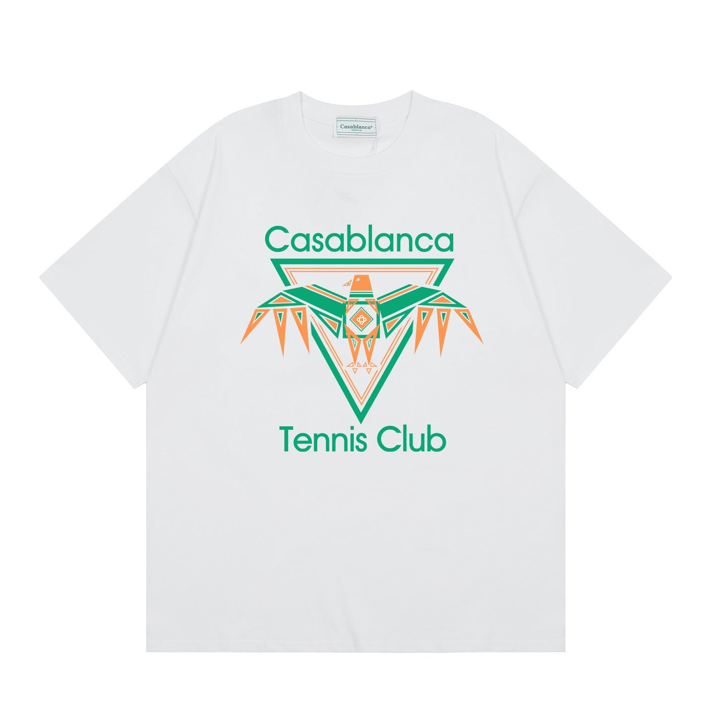 New Casa Casablanca Short Sleeve Correct Edition Ins European and American Niche Trendy Brand Cotton Casual High Street European and American T-shirt