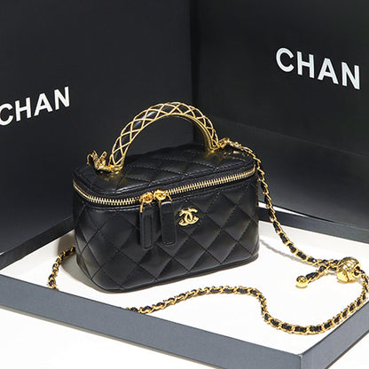 Small fragrance box bag women's handbag 2026 new fashion diamond check chain bag big brand shoulder crossbody bag