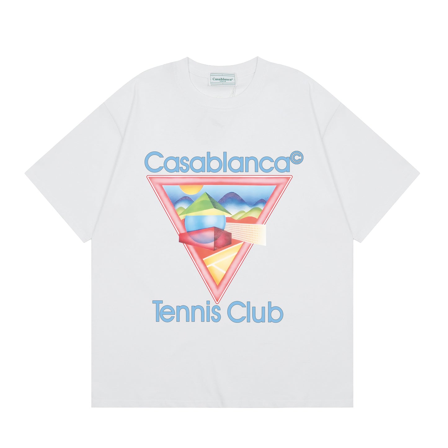 Casa American fashion brand online auction short sleeve men's couple ins summer super hot T-shirt women's top short sleeve loose European version