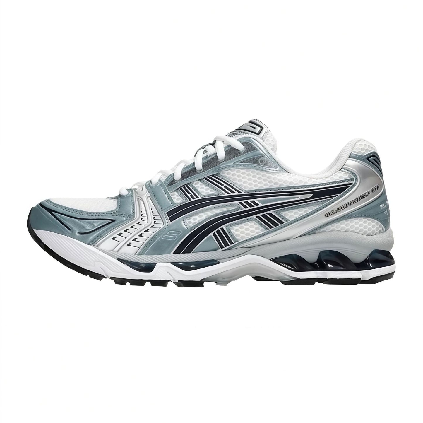 Cross-border Kayano14 running shoes, men's cushioning and wear-resistant sneakers, outdoor versatile, mesh breathable, casual shoes, women's shoes