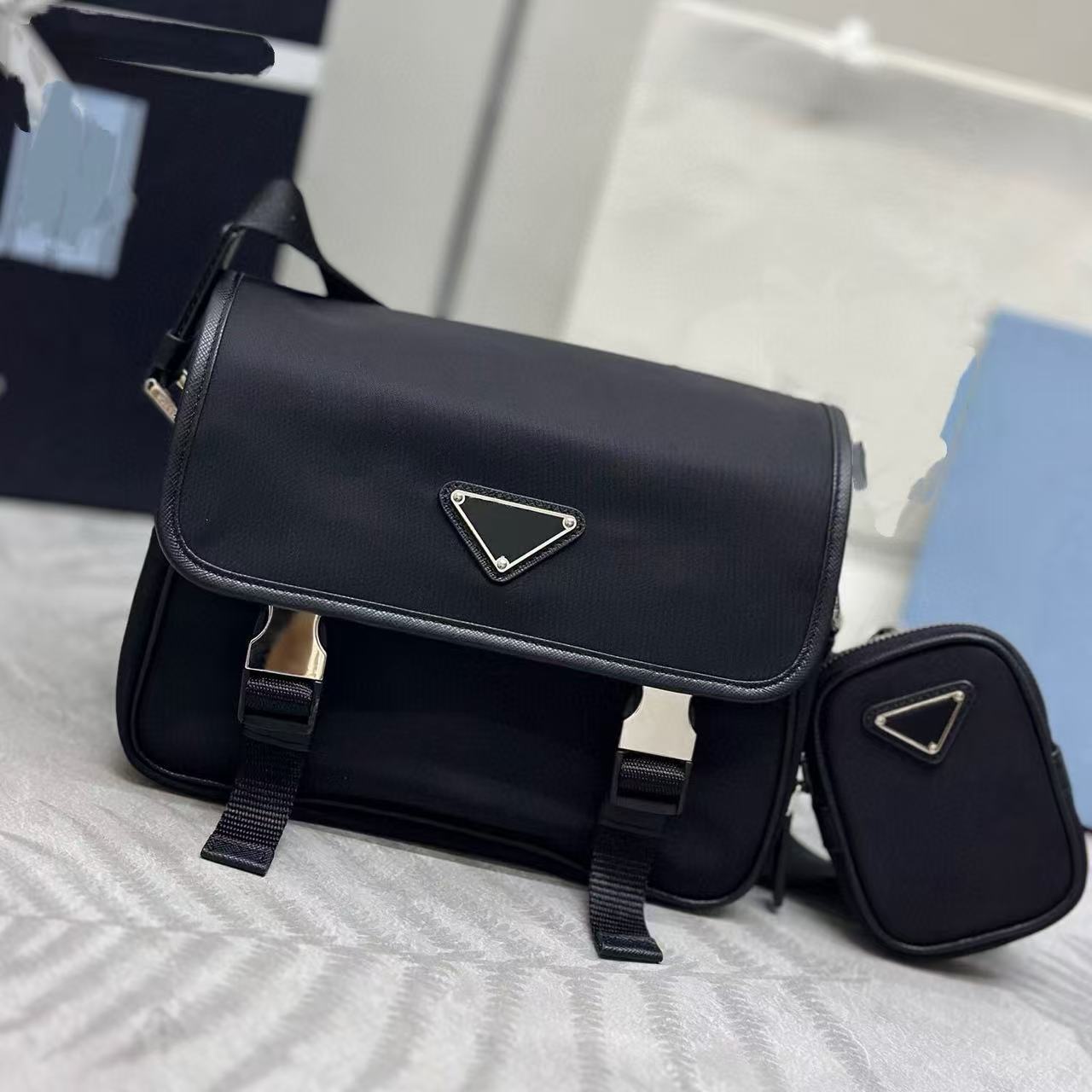 2025 Spring New Men's Bag Oxford Cloth Shoulder Bag Unisex Same Postman Bun Mother Bag Men's Crossbody Bag