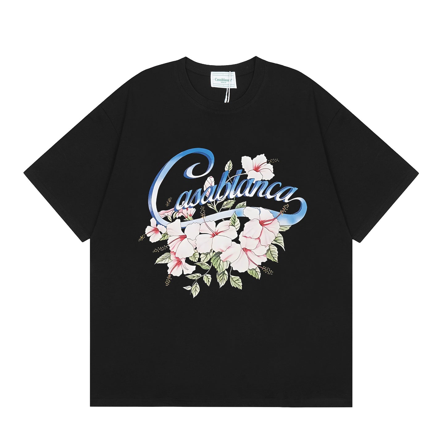 New Casa Casablanca Short Sleeve Correct Edition Ins European and American Niche Trendy Brand Cotton Casual High Street European and American T-shirt