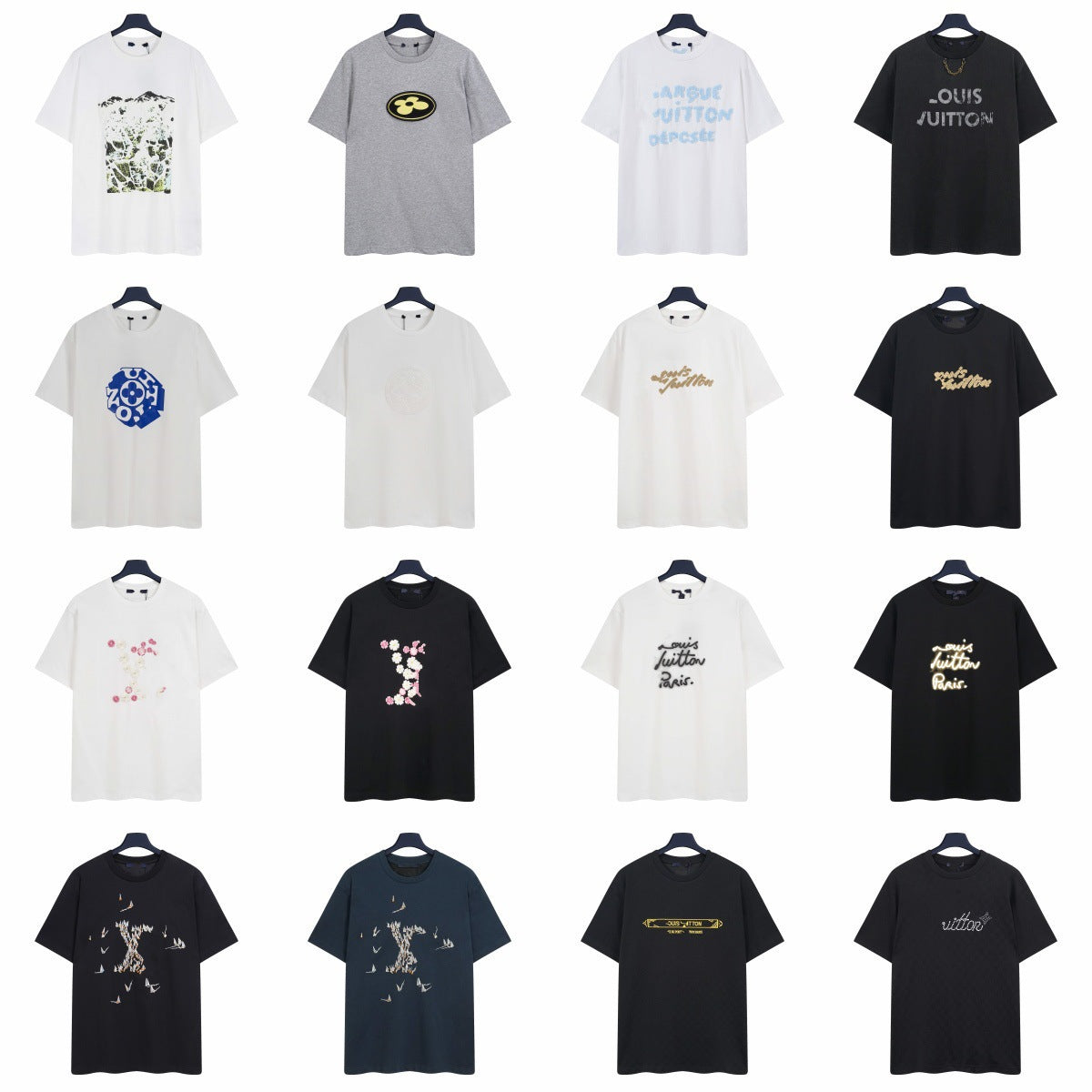 Correct version high quality 26 new donkey home short sleeve classic LOGO print short sleeve T-shirt for men and women
