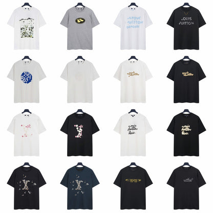 Correct version high quality 26 new donkey home short sleeve classic LOGO print short sleeve T-shirt for men and women