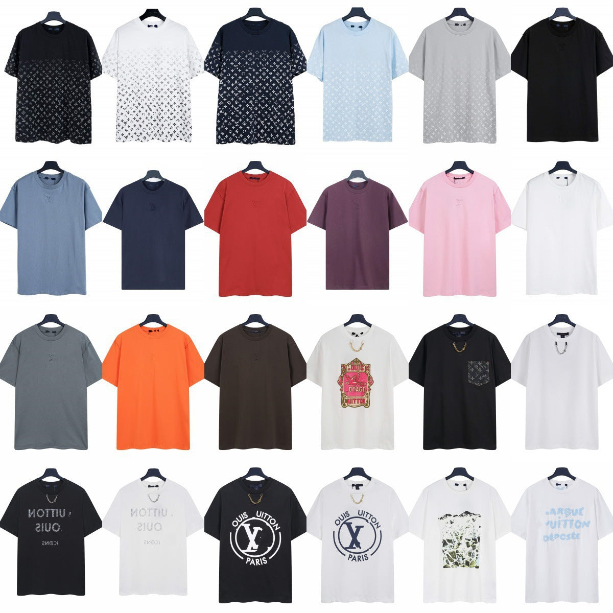 Correct version high quality 26 new donkey home short sleeve classic LOGO print short sleeve T-shirt for men and women