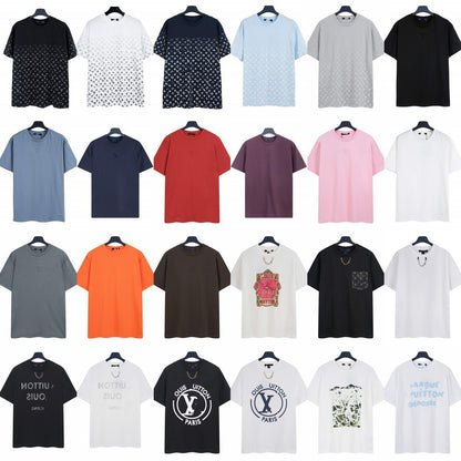 Correct version high quality 26 new donkey home short sleeve classic LOGO print short sleeve T-shirt for men and women