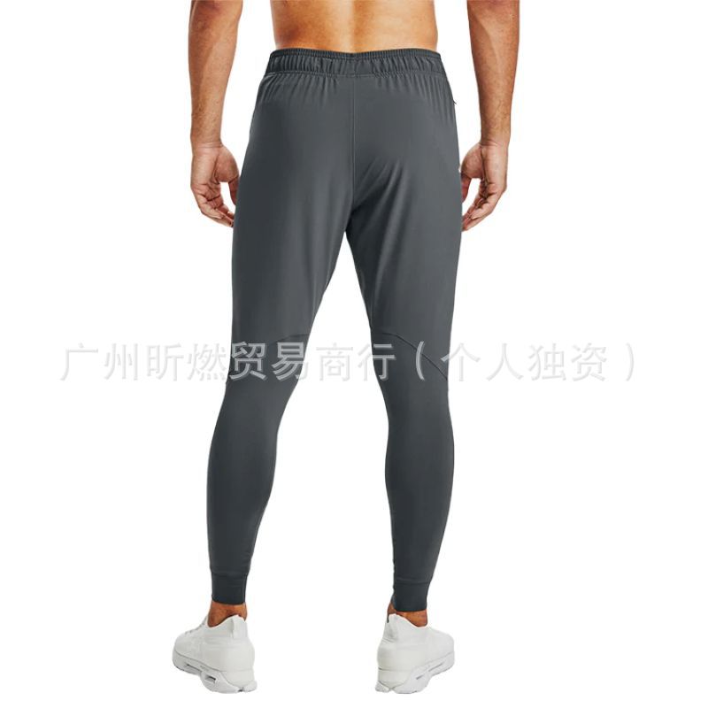Cross-border men's outdoor sports sports students light and thin ice silk elastic breathable and quick-drying windproof trousers slacks in stock