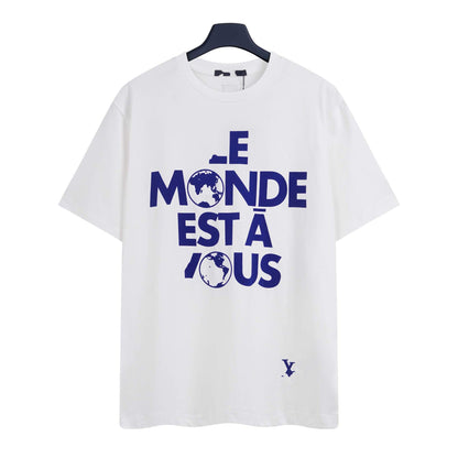 Correct version high quality 26 new donkey home short sleeve classic LOGO print short sleeve T-shirt for men and women