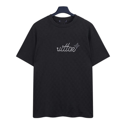 Correct version high quality 26 new donkey home short sleeve classic LOGO print short sleeve T-shirt for men and women
