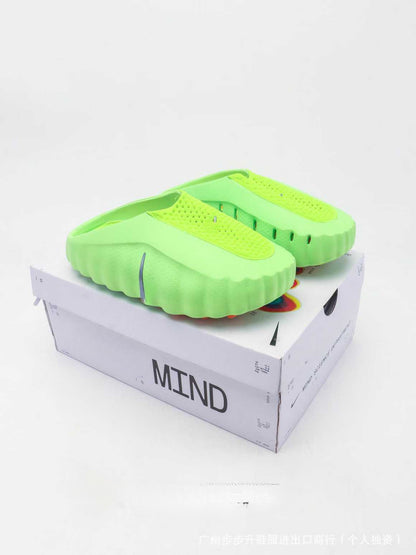 2026 Cross-border New Mind 001 Unisex Comfortable Soft Closed-Toe Slippers with a Tech Style