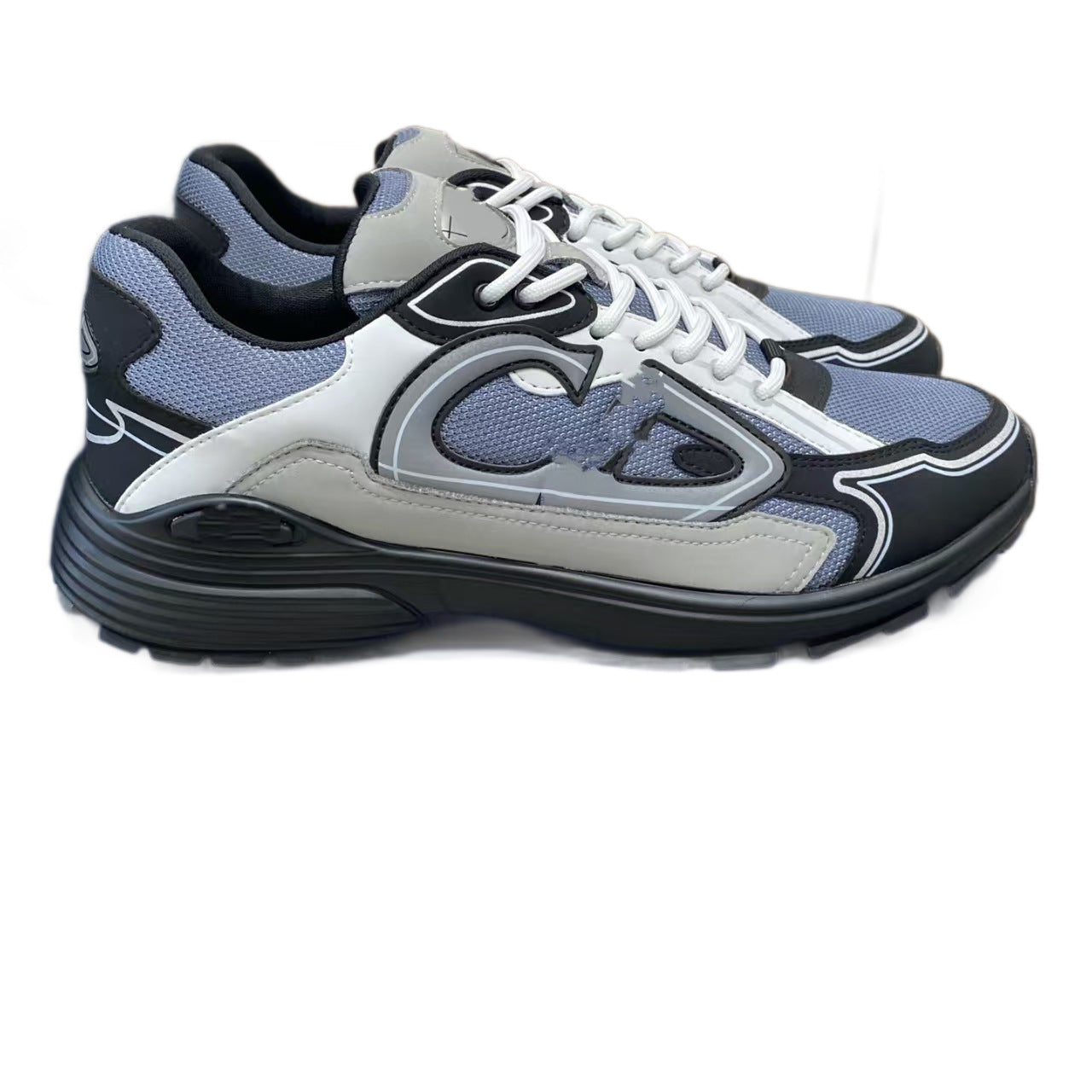 Dad shoes for women, C thick-soled height-increasing D, breathable color-block casual sneakers, versatile trendy shoes, wholesale low-top casual sneakers