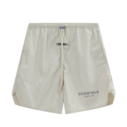 European and American trendy brand 25SS silicone letter logo casual shorts summer loose cropped pants for men and women