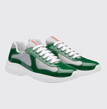 Spot new color-blocked mesh heightened athleisure men's and women's shoes leather big brand classic versatile breathable trend men (Copie)