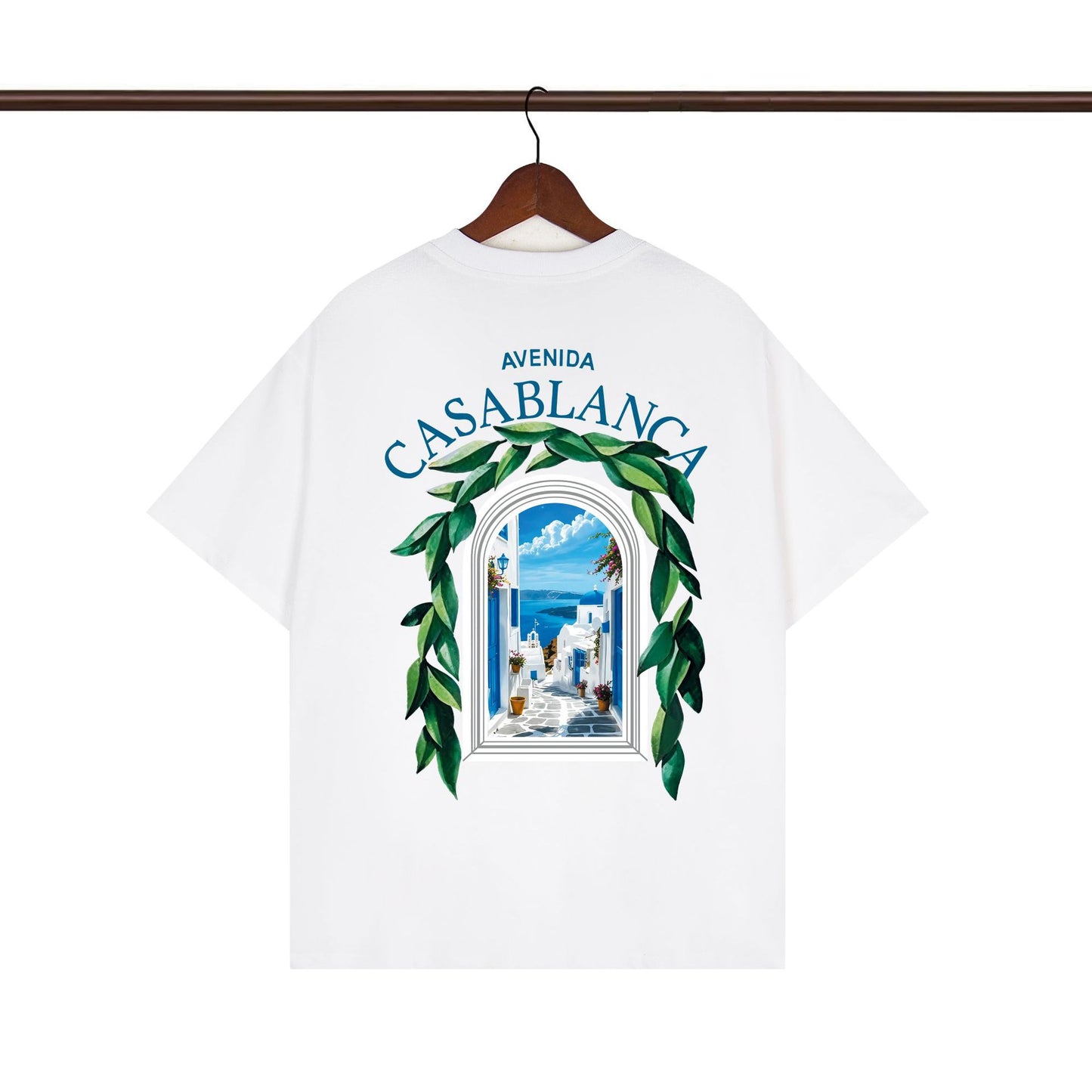 Casa American fashion brand online auction short sleeve men's couple ins summer super hot T-shirt women's top short sleeve loose European version